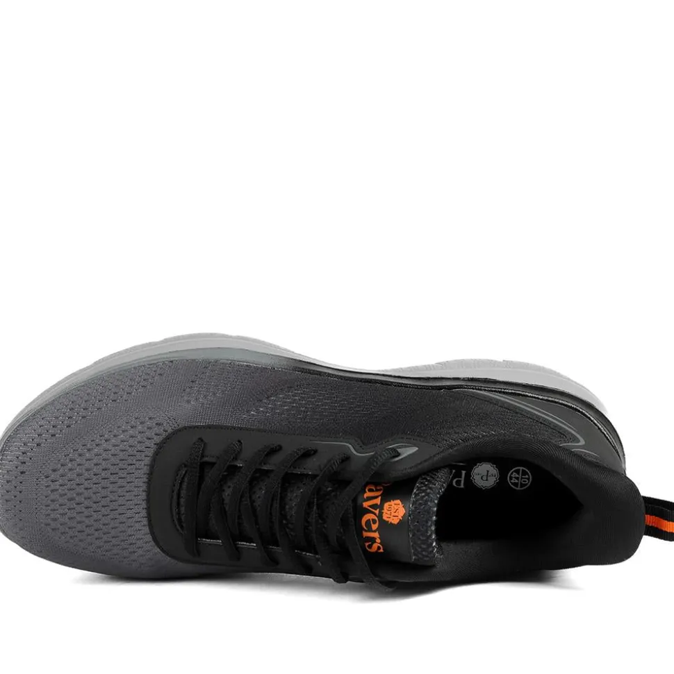 Wide Fit Active Trainers with Memory Foam Insole - Black