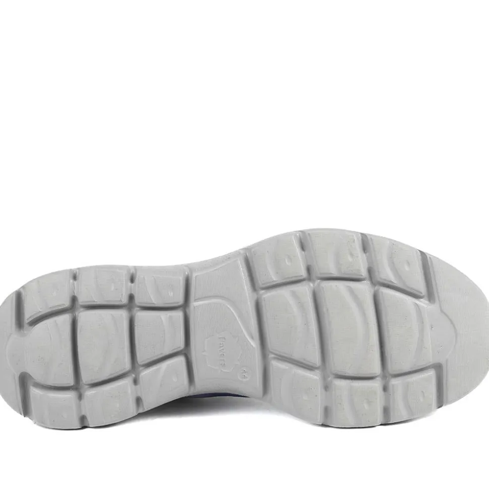 Wide Fit Active Trainers with Memory Foam Insole - Navy