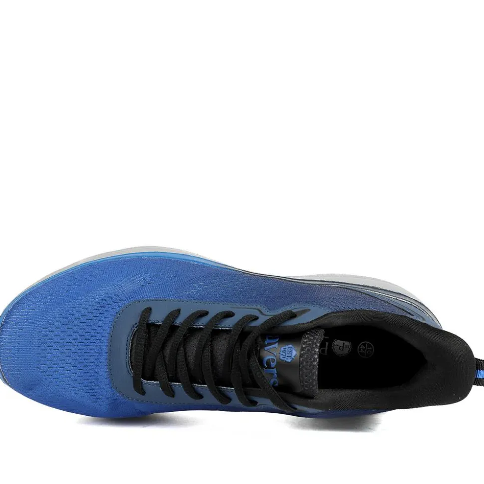 Wide Fit Active Trainers with Memory Foam Insole - Navy
