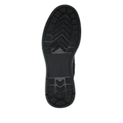 Wide Fit Adjustable Calf Length Boots - Black