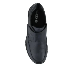 Wide Fit Adjustable Fitting Monk Shoes - Navy