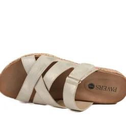 Wide Fit Adjustable Strappy Sandals - Soft Gold
