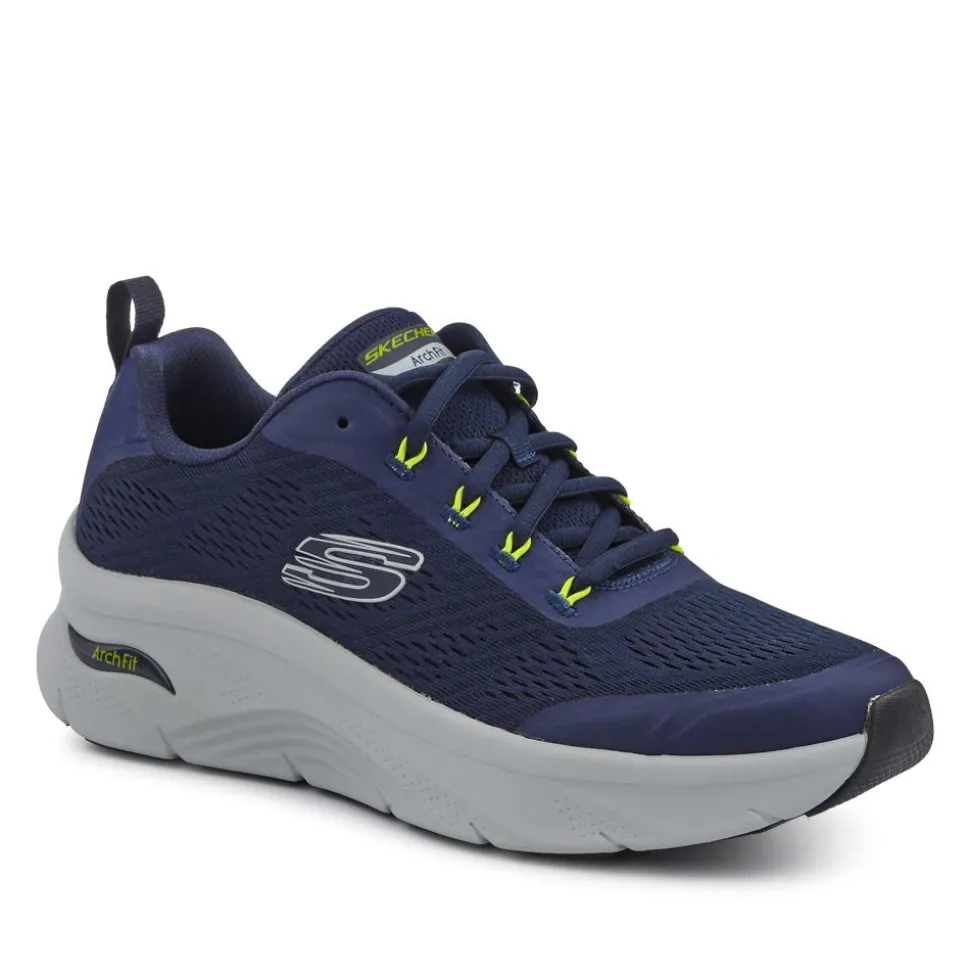 Wide-Fit Arch Fit D'Lux Summer Trainers - Navy