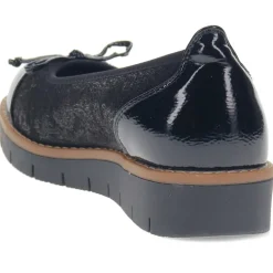 Wide Fit Bow-Detailed Pumps - Black-Black Patent