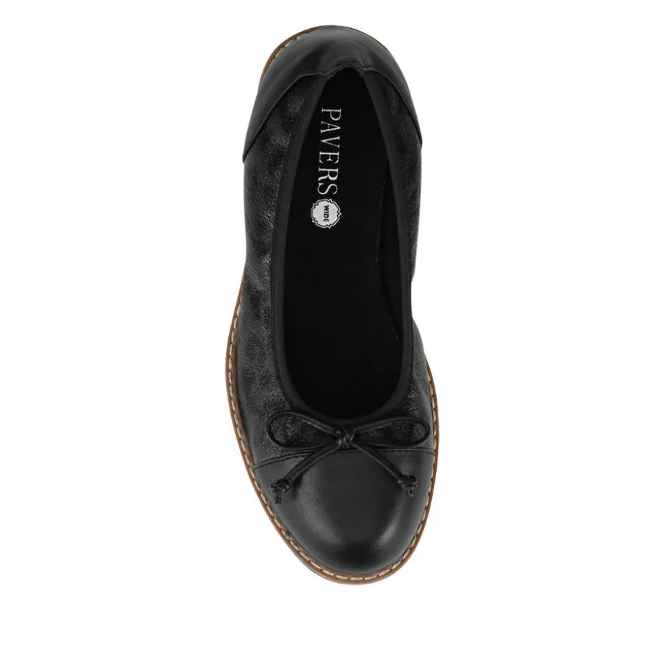 Wide Fit Bow-Detailed Pumps - Black Leopard