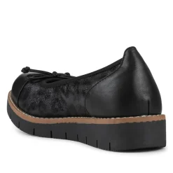 Wide Fit Bow-Detailed Pumps - Black Leopard