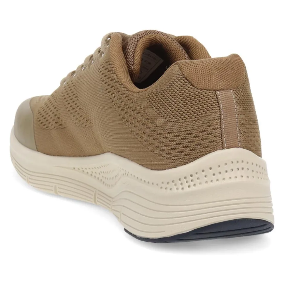 Wide Fit Breathable Trainers - Taupe