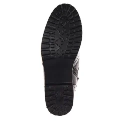 Wide-Fit Brogue Ankle Boots - Black