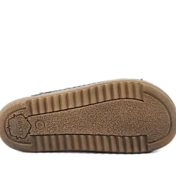 Wide Fit Buckle Detail Comfort Sandals - Black
