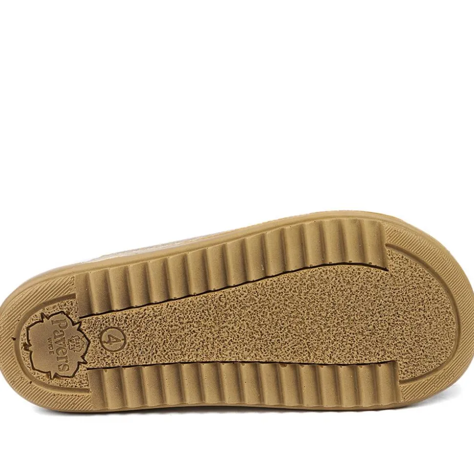 Wide Fit Buckle Detail Comfort Sandals - Soft Gold