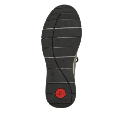 Wide Fit Casual Laced Slip-On Shoes - Grey