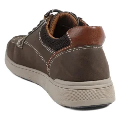 Wide Fit Casual Lace Up Shoes - Brown