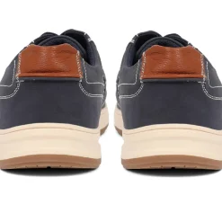 Wide Fit Casual Lace Up Shoes - Navy