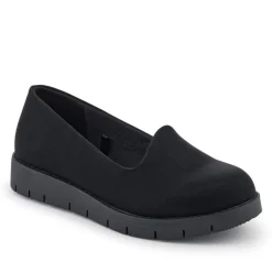 Wide Fit Casual Slip-On Shoes - Black