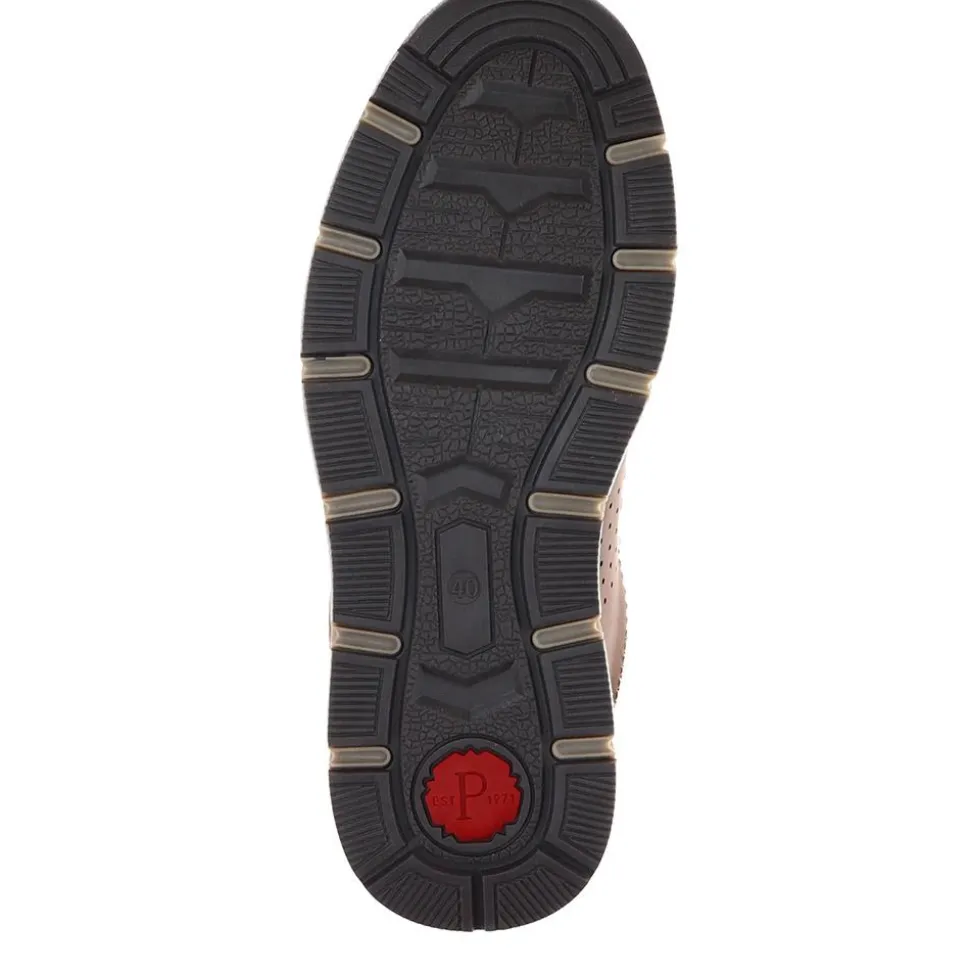 Wide Fit Casual Slip-On Trainers - Brown