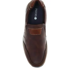 Wide Fit Casual Slip-On Trainers - Brown