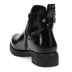 Wide-Fit Chelsea Boots - Black Patent