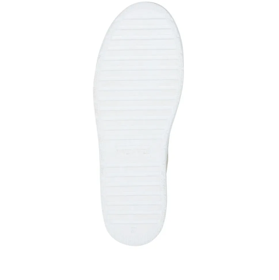 Wide Fit Chunky Lace-Up Trainers - White