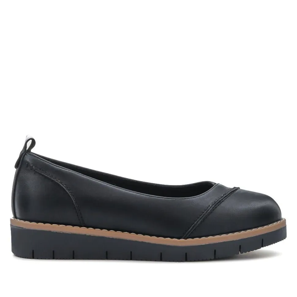 Wide Fit Chunky Pumps - Black