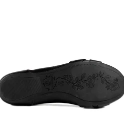 Wide Fit Comfort Ballet Flats - Black