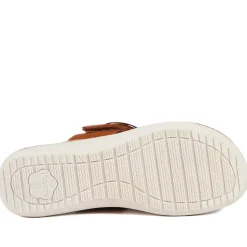 Wide Fit Comfort Toe Post Sandals - Tan