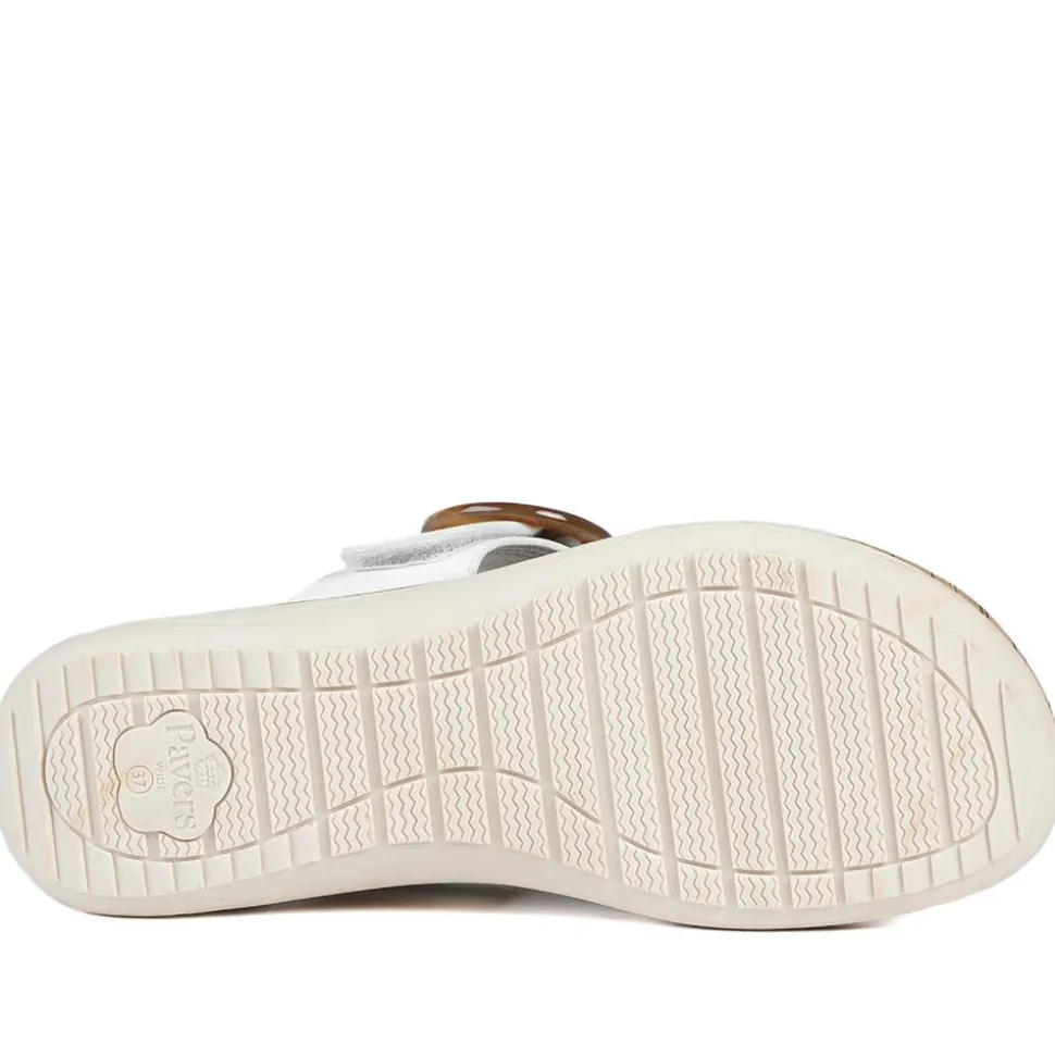 Wide Fit Comfort Toe Post Sandals - White