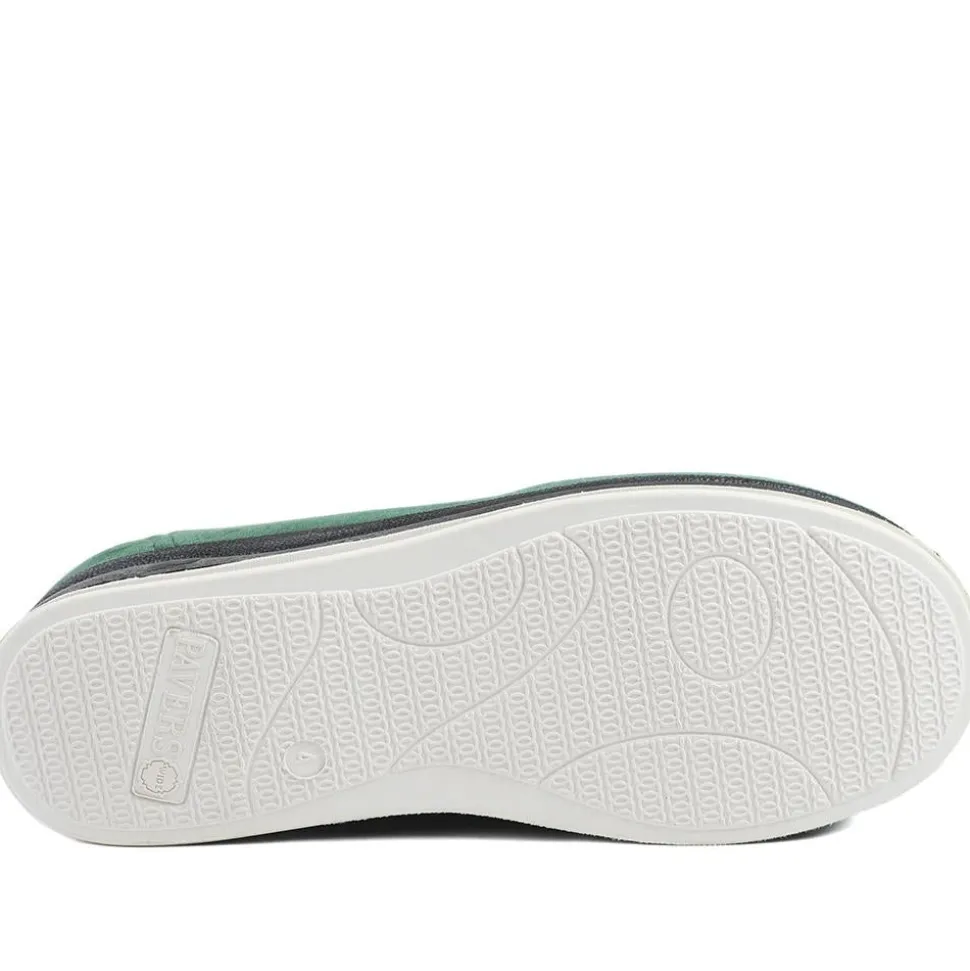 Wide Fit Cosy Antibacterial Full Slippers - Green