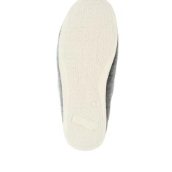 Wide Fit Cosy Antibacterial Full Slippers - Grey