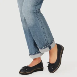 Wide Fit Cushioned Pumps - Navy