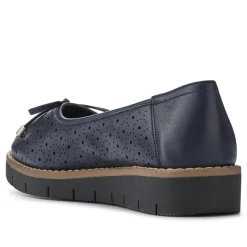 Wide Fit Cushioned Pumps - Navy