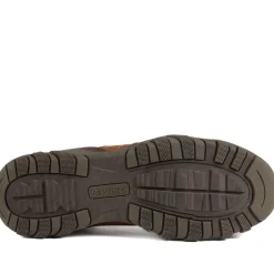 Wide Fit Cushioned Slip On Shoes - Brown