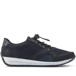 Wide-Fit Cushioning Trainers - Navy