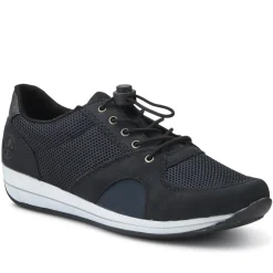 Wide-Fit Cushioning Trainers - Navy
