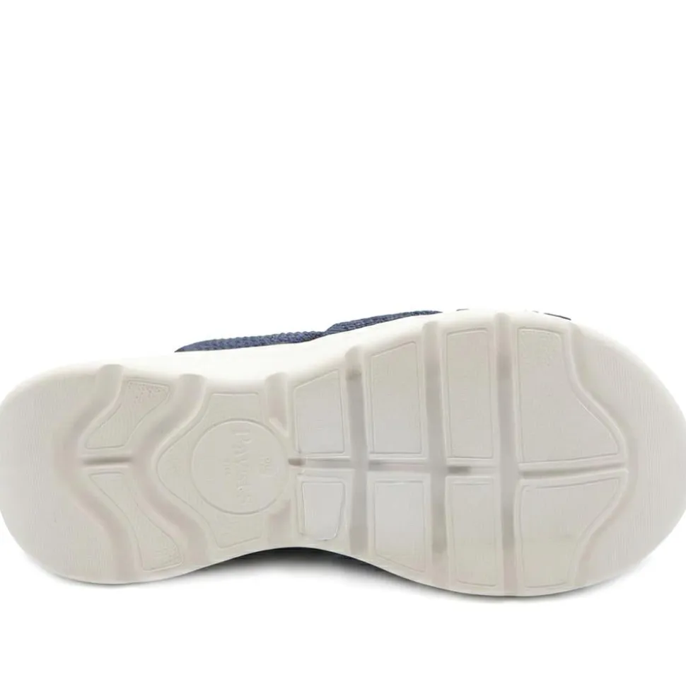 Wide Fit Diamante Cushioning Mule Sandals - Navy