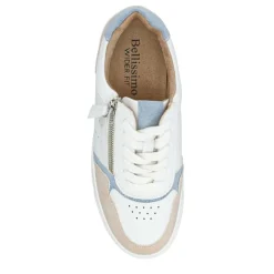 Wide-Fit Dual-Fasten Platform Trainers - White