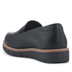 Wide Fit Elasticated Slip-On Shoes - Black