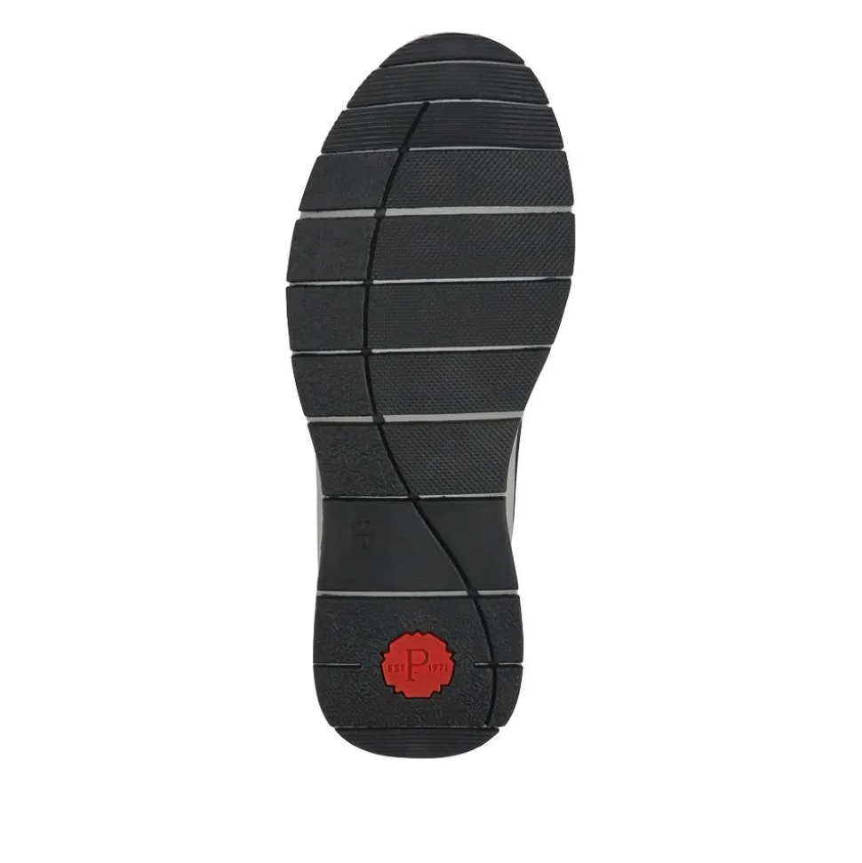 Wide Fit Elasticated Slip-On Shoes - Black