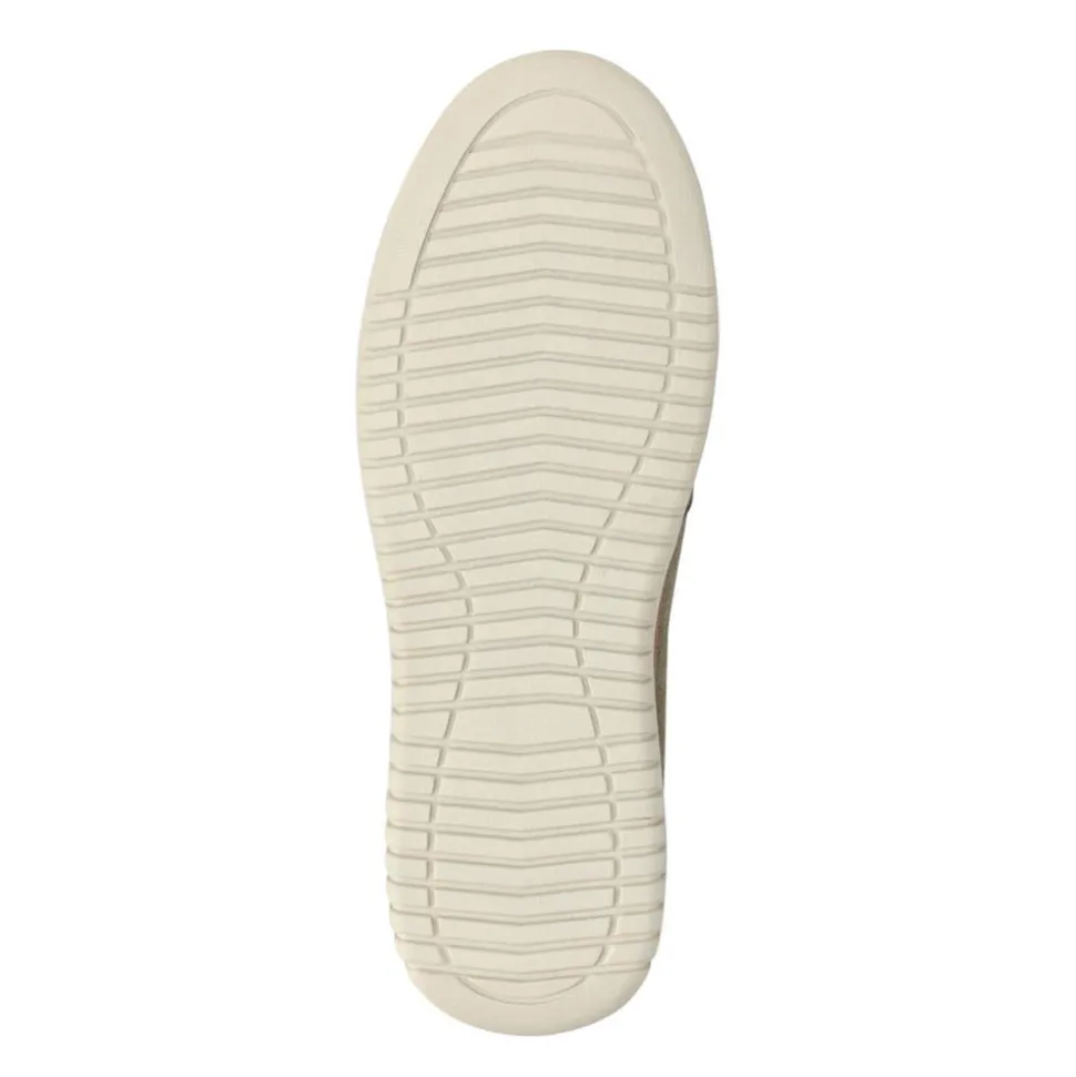 Wide-Fit Fabric Slip-On Shoes - Taupe