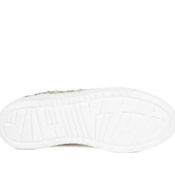 Wide Fit Fabric Zip & Lace Trainers - Multi