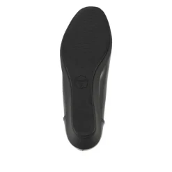 Wide Fit Flexible Wedge Heel Slip On Shoes - Black Patent