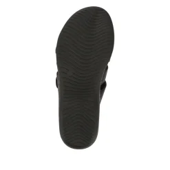 Wide Fit Fully Adjustable Mules - Black