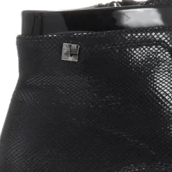 Wide Fit Lace-Up Ankle Boots - Black