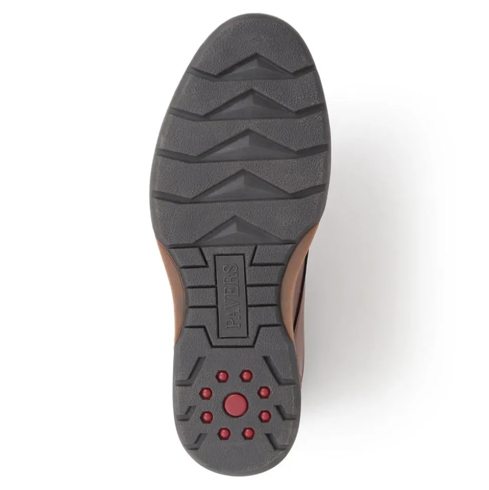 Wide Fit Lace-Up Casual Shoes - Tan