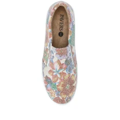 Wide Fit Ladies' Slip-On Shoes - Floral