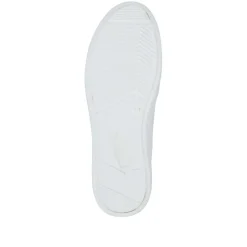 Wide Fit Ladies' Slip-On Shoes - White