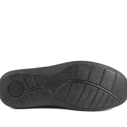 Wide Fit Leather Casual Lace Up Shoes - Black