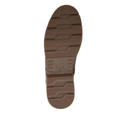 Wide Fit Leather Lace Up Boots - Brown