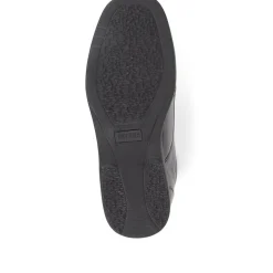 Wide Fit Leather Lace-Up Shoes - Black