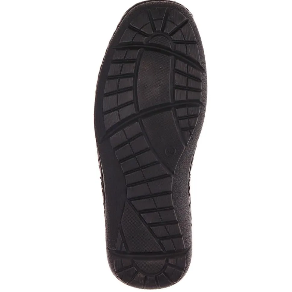 Wide Fit Leather Lace-Up Shoes - Bordeaux
