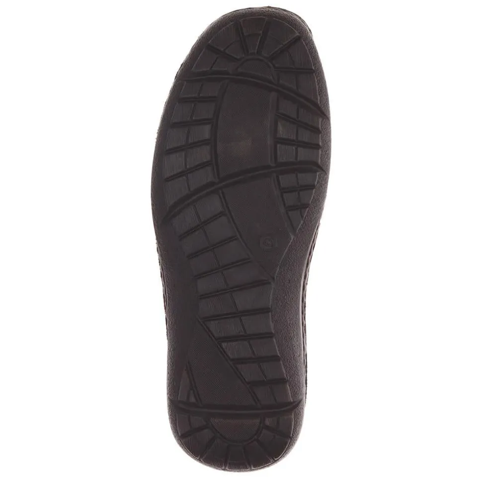 Wide Fit Leather Lace-Up Shoes - Dark Brown